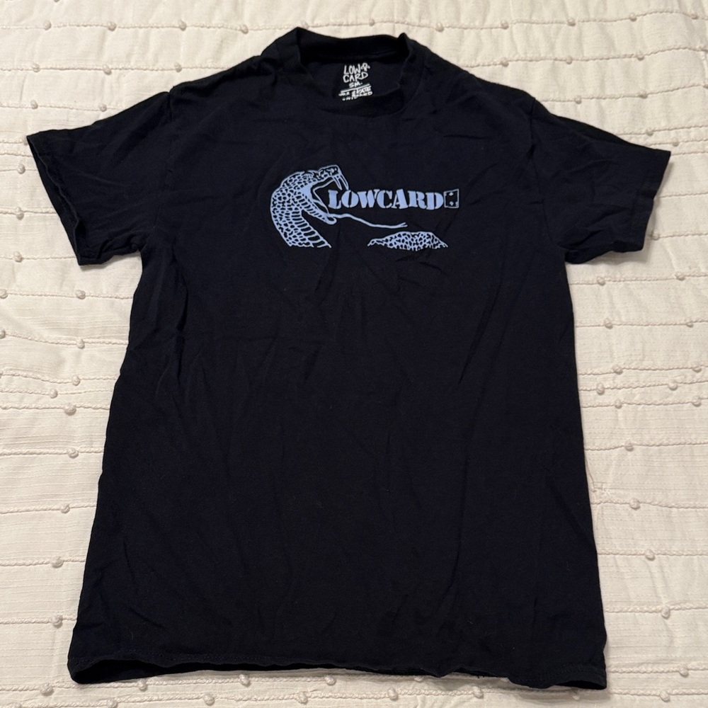 Black Graphic Tee for Men